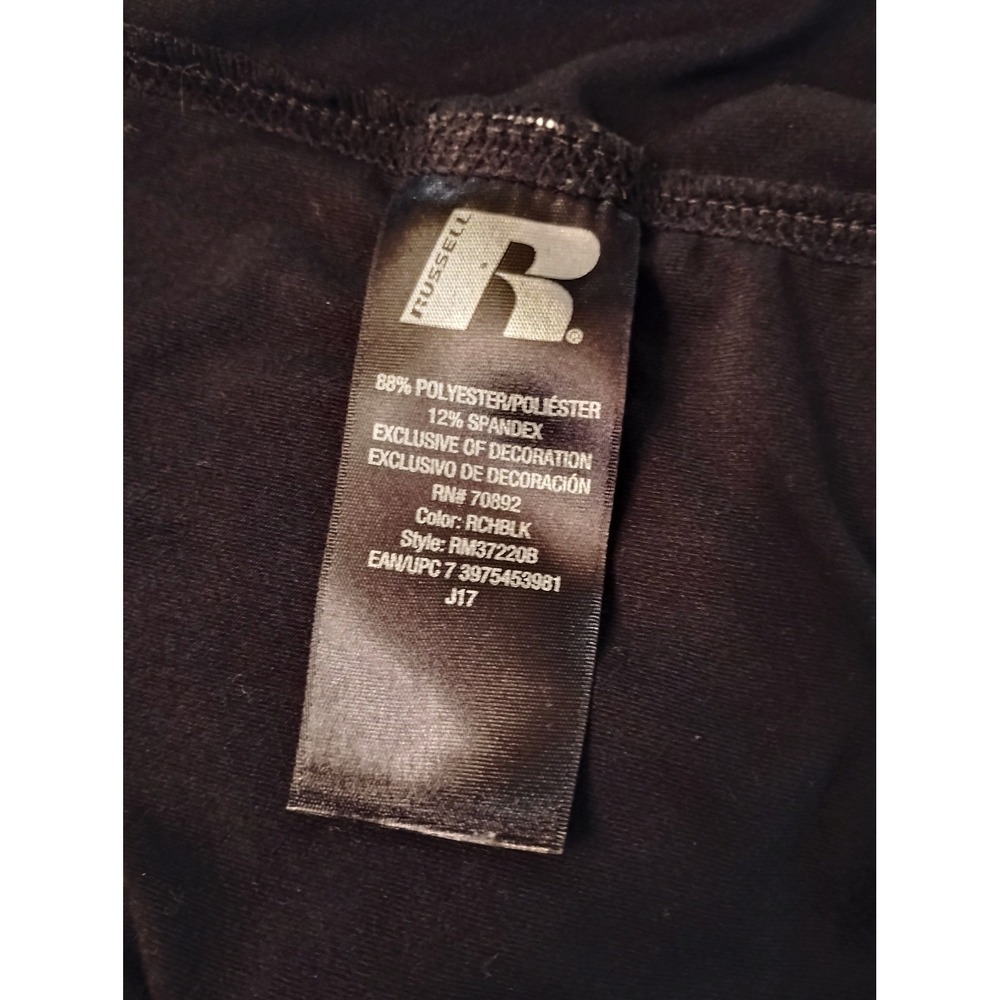 Russell Athletic Men Dri-Power 360 Long Sleeve Training Shirt Black 2XL RM37220B - Picture 6 of 7